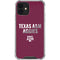 Texas A&M University Aggies iPhone 12 Mini Clear Case