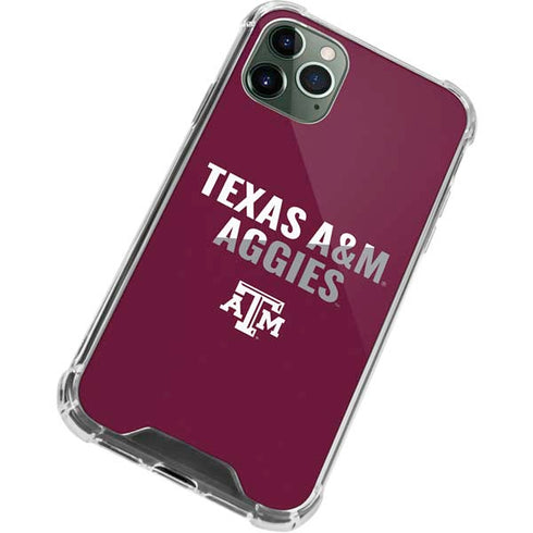 Texas A&M University Aggies iPhone 12 Pro Clear Case