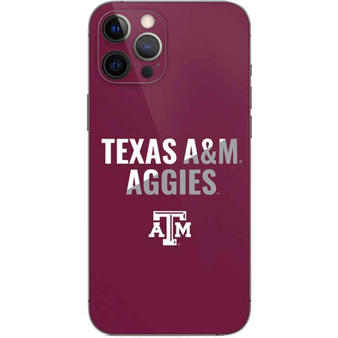 Texas A&M University Aggies iPhone 12 Pro Max Skin