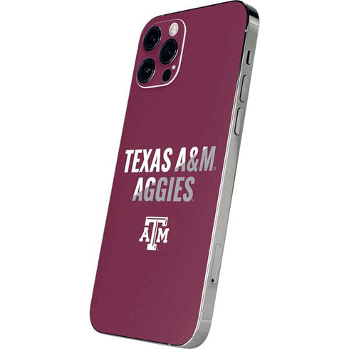 Texas A&M University Aggies iPhone 12 Pro Max Skin