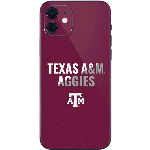Texas A&M University Aggies iPhone 12 Skin