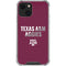 Texas A&M University Aggies iPhone 13 Mini Clear Case