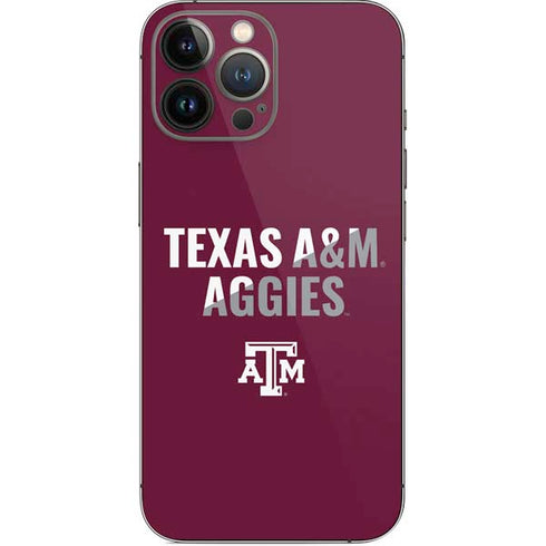 Texas A&M University Aggies iPhone 13 Pro Max Skin