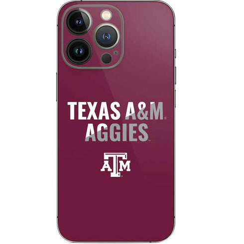 Texas A&M University Aggies iPhone 13 Pro Skin
