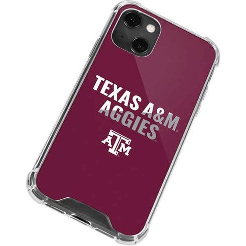 Texas A&M University Aggies iPhone 14 Plus Clear Case