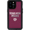 Texas A&M University Aggies iPhone 14 Pro Max Waterproof Case
