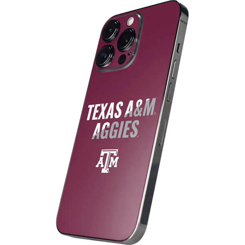 Texas A&M University Aggies iPhone 14 Pro Skin