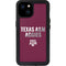 Texas A&M University Aggies iPhone 15 Plus Waterproof Case
