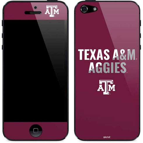 Texas A&M University Aggies iPhone 5/5s/5SE Skin