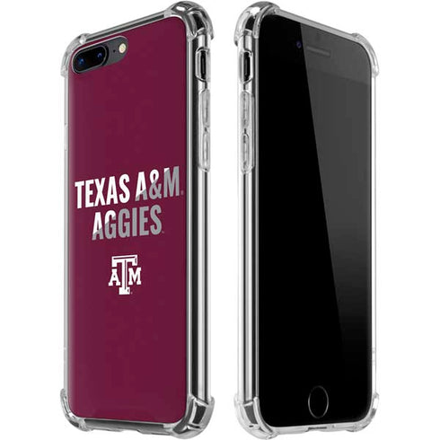 Texas A&M University Aggies iPhone 7/8 Plus Clear Case