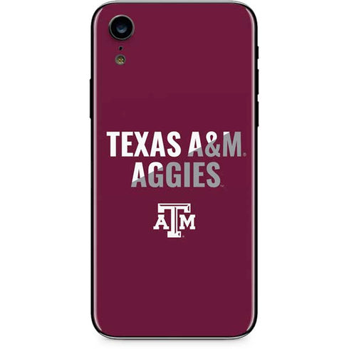 Texas A&M University Aggies iPhone XR Skin