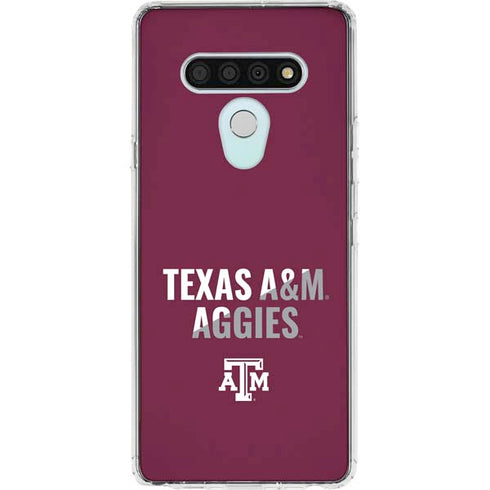 Texas A&M University Aggies LG Stylo 6 Clear Case