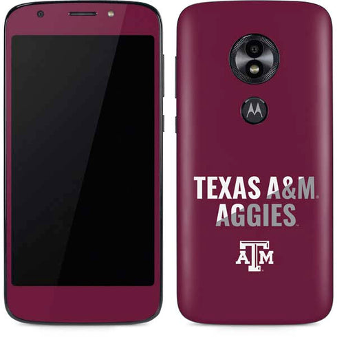 Texas A&M University Aggies Moto E5 Play Skin