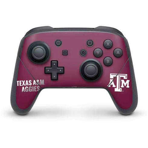 Texas A&M University Aggies Nintendo Switch Pro Controller Skin