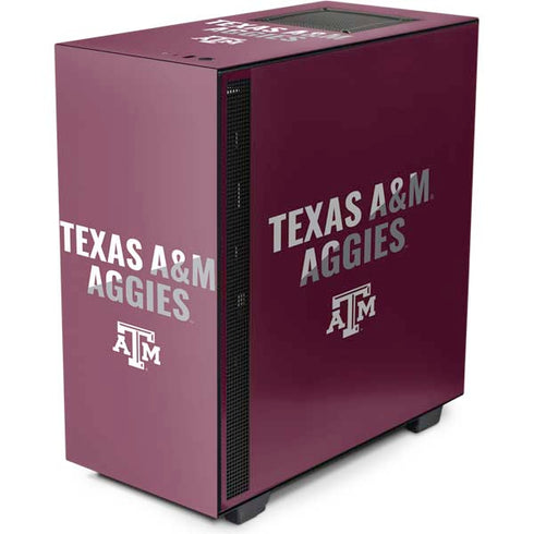 Texas A&M University Aggies NZXT H510 Compact ATX Mid-Tower Case Skin