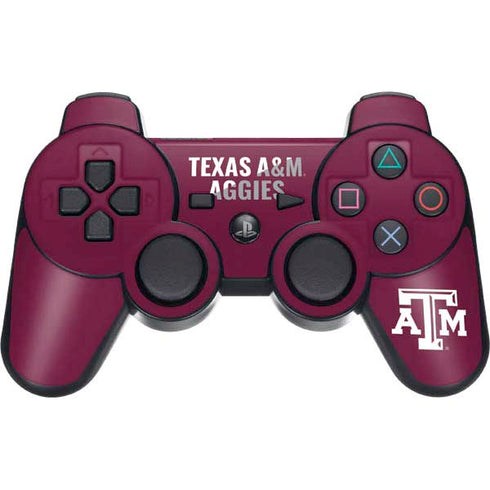 Texas A&M University Aggies PS3 Dual Shock wireless controller Skin