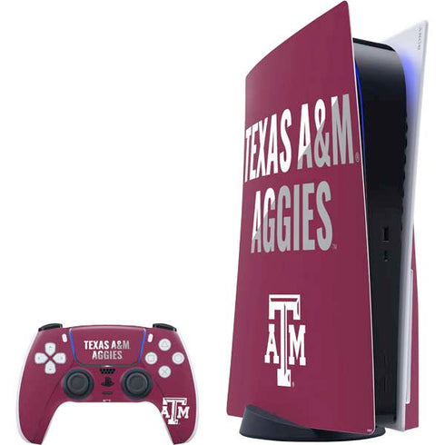 Texas A&M University Aggies PS5 Bundle Skin