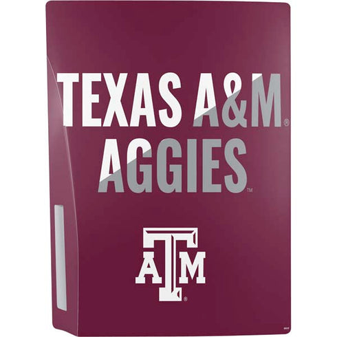 Texas A&M University Aggies PS5 Console Skin