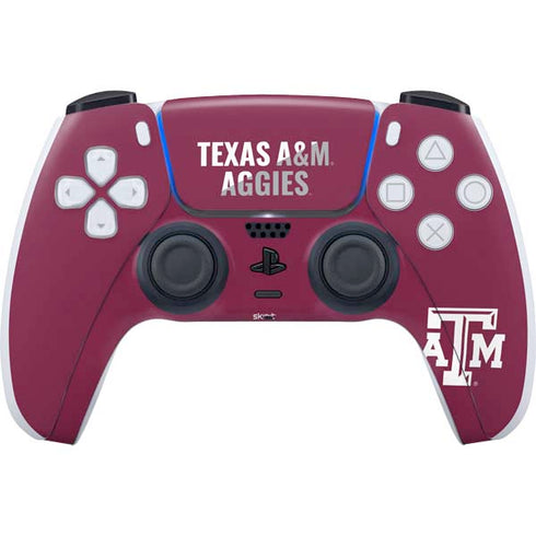 Texas A&M University Aggies PS5 Controller Skin