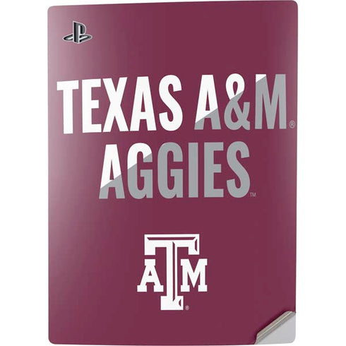 Texas A&M University Aggies PS5 Digital Edition Console Skin