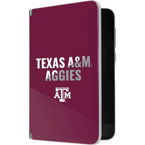 Texas A&M University Aggies Surface Duo Skin