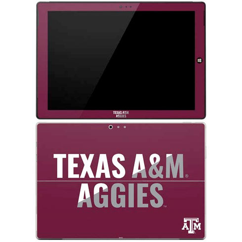 Texas A&M University Aggies Surface Pro 3 Skin