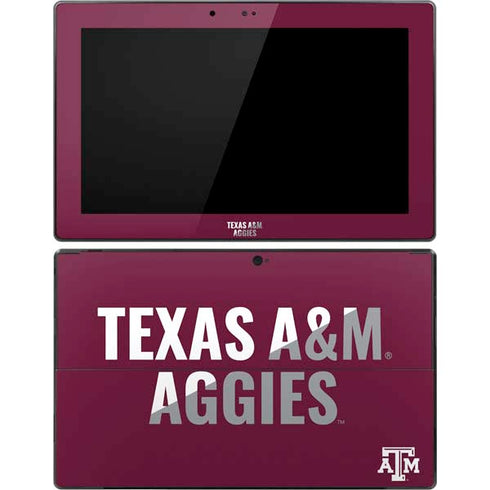 Texas A&M University Aggies Surface Pro Tablet Skin