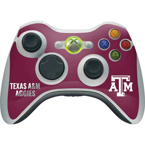 Texas A&M University Aggies Xbox 360 Wireless Controller Skin