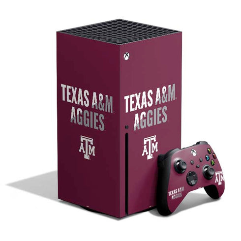 Texas A&M University Aggies Xbox Series X Bundle Skin