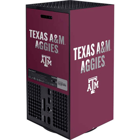 Texas A&M University Aggies Xbox Series X Bundle Skin