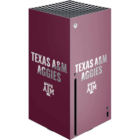 Texas A&M University Aggies Xbox Series X Console Skin
