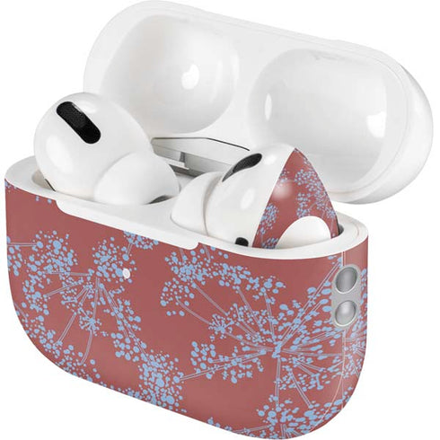 Airy Blue Floral AirPods Pro 2nd Gen Skin