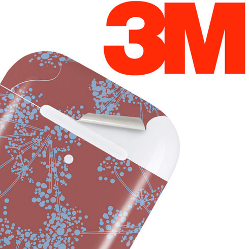 Airy Blue Floral Apple AirPods 2 Skin