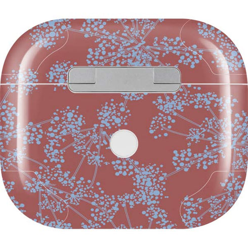 Airy Blue Floral Apple AirPods (3rd Gen 2021) Skin