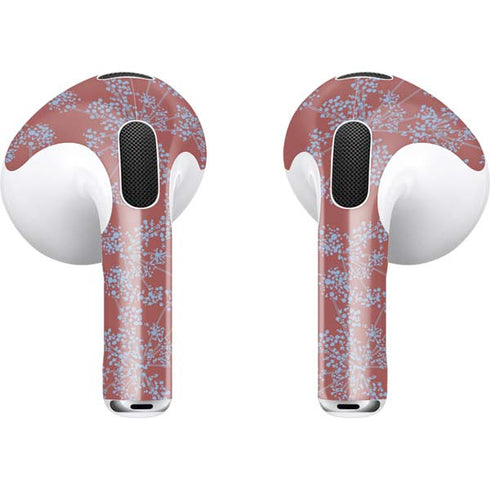 Airy Blue Floral Apple AirPods (3rd Gen 2021) Skin