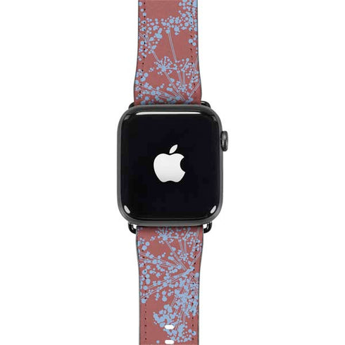 Airy Blue Floral Apple Watch Band 38-40mm