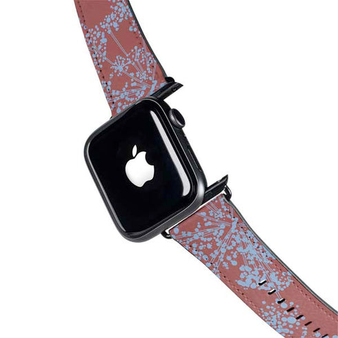 Airy Blue Floral Apple Watch Band 38-40mm
