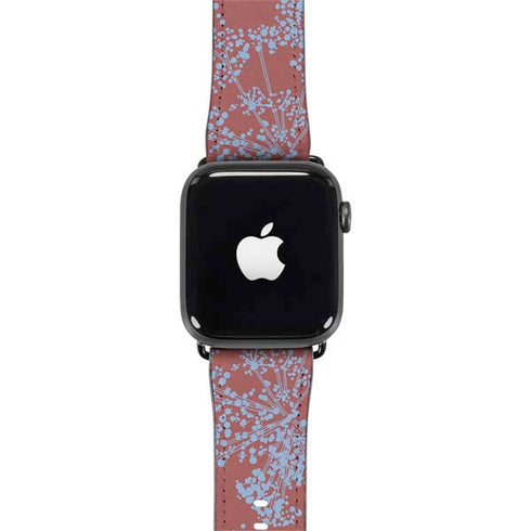 Airy Blue Floral Apple Watch Band 42-44mm