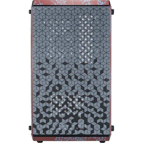 Airy Blue Floral Cooler Master MasterBox Q300L Mini Tower Skin