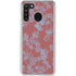 Airy Blue Floral Galaxy A21 Clear Case