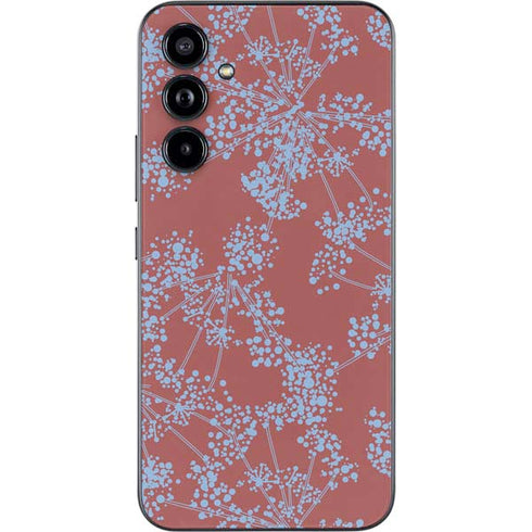 Airy Blue Floral Galaxy A54 5G Skin