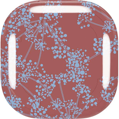 Airy Blue Floral Galaxy Buds Live Skin