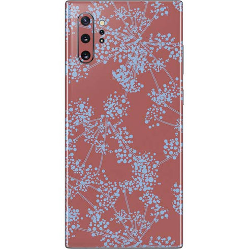 Airy Blue Floral Galaxy Note 10 Plus Skin