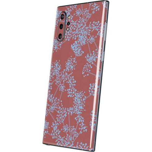 Airy Blue Floral Galaxy Note 10 Plus Skin