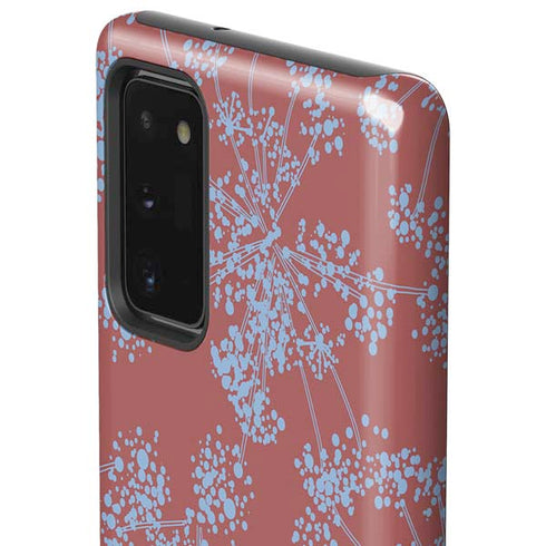 Airy Blue Floral Galaxy Note20 5G Pro Case