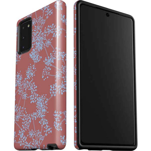 Airy Blue Floral Galaxy Note20 5G Pro Case