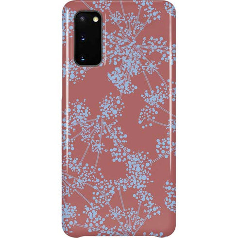 Airy Blue Floral Galaxy S20 Lite Case