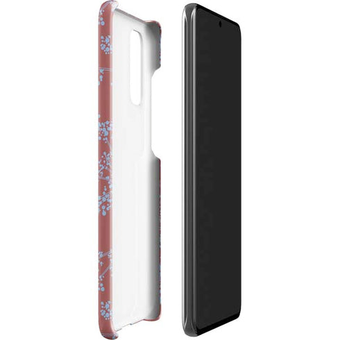 Airy Blue Floral Galaxy S20 Lite Case