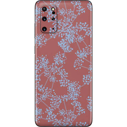 Airy Blue Floral Galaxy S20 Plus Skin