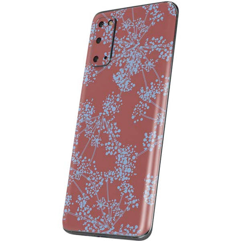Airy Blue Floral Galaxy S20 Skin